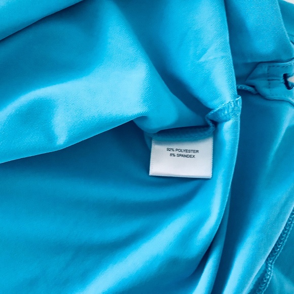 Peter Millar, Women’s Quarter Zip, Size Large, Blue with White Piping - Picture 5 of 8